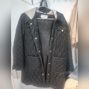 Black Quilted Utility Jacket by Vero Moda